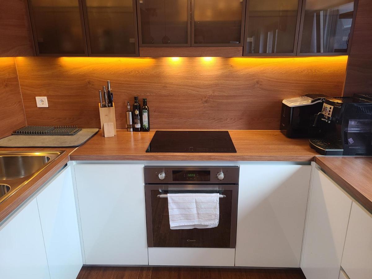 Modern 4-Star Luxury Apt - Wfh Ready, Free Parking 萨格勒布 外观 照片